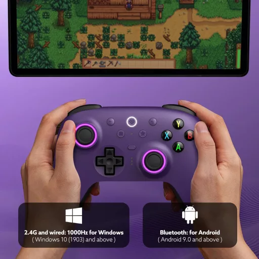 RunSnail 8Bitdo Ultimate 2 Wireless 2.4G PC és Android Kontroller