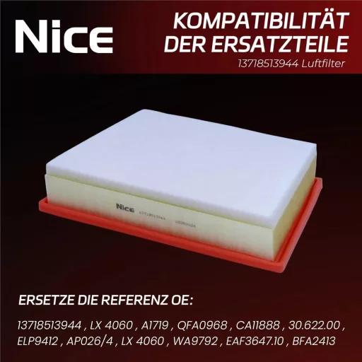 Nice Motorszűrő BMW X1 F48 1-es F40 Magas Teljesítmény Motorvédelem