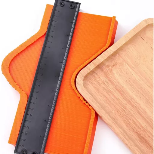 ZCHYTOOL Kontúrsablon 14+25cm Szabálytalan Forma Másolásához Laminált Fa Csempe Padló