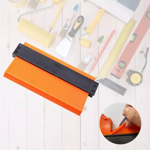 ZCHYTOOL Kontúrsablon 14+25cm Szabálytalan Forma Másolásához Laminált Fa Csempe Padló