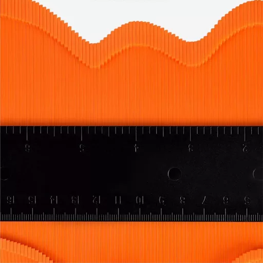 ZCHYTOOL Kontúrsablon 14+25cm Szabálytalan Forma Másolásához Laminált Fa Csempe Padló