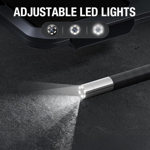 TESLONG Endoszkóp Kamera 5,5mm Flexibilis Inspekciós Csőkamera Mozgatható Fejjel