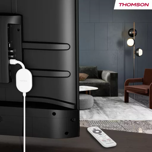 Thomson Go Cast 150 4K UHD Google TV Streaming Dongle Dolby Atmos