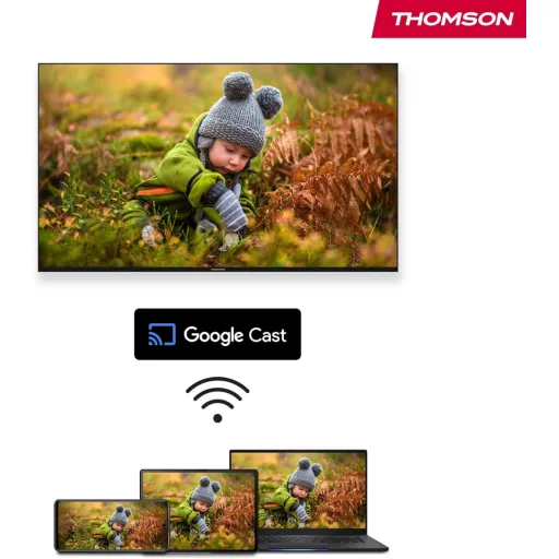 Thomson Go Cast 150 4K UHD Google TV Streaming Dongle Dolby Atmos