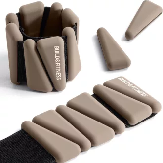   Build & Fitness Csuklósúly és bokasúly szett 2x0,5kg női és férfi edzéshez