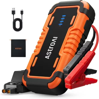   AstroAI P12 6000A autó indítóakkumulátor 12V benzin dízel motorkerékpár LED
