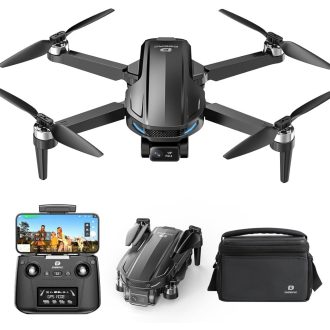   Dronă cu cameră 4K DEERC D65 cu GPS, sub 249g, 26 minute timp de zbor