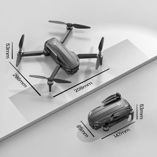 Dronă cu cameră 4K DEERC D65 cu GPS, sub 249g, 26 minute timp de zbor