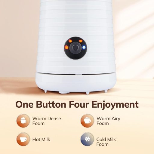 Morpilot 4 az 1-ben elektromos tejhabosító, automata, csendes, tapadásmentes bevonat