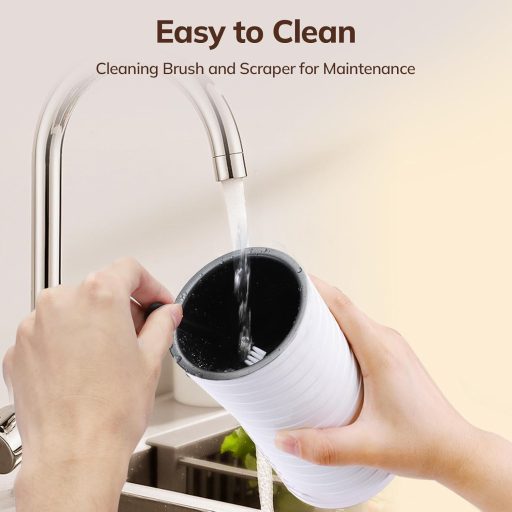 Morpilot 4 az 1-ben elektromos tejhabosító, automata, csendes, tapadásmentes bevonat