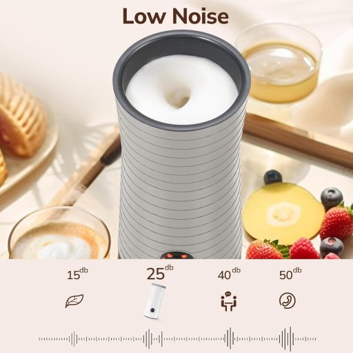 Morpilot 4 az 1-ben elektromos tejhabosító, automata, csendes, tapadásmentes bevonat