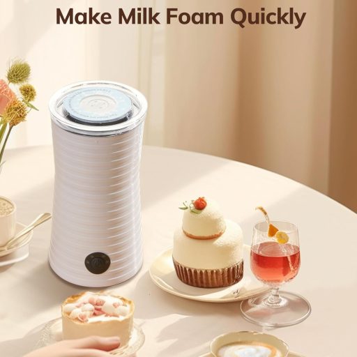 Morpilot 4 az 1-ben elektromos tejhabosító, automata, csendes, tapadásmentes bevonat