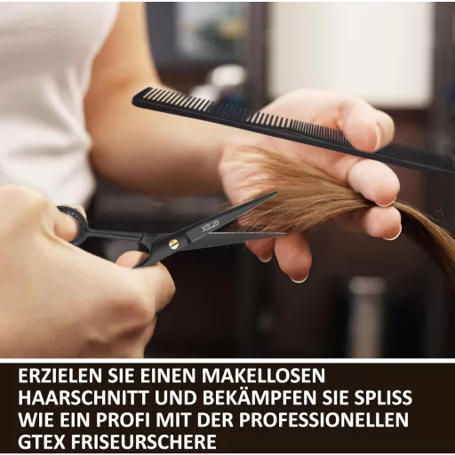 Foarfecă profesională de tuns GTEX 6,5 inch pentru tăiere precisă și ascuțită, unisex