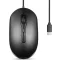 Perixx PERIMICE-222CB2 USB-C Vezetékes Egér Laptophoz Csendes Kattintás Fekete