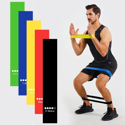 QOTSTEOS Ellenállásos Gumiszalag Készlet 5 Darabos Edzéshez