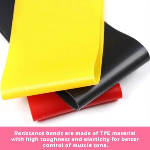 QOTSTEOS Ellenállásos Gumiszalag Készlet 5 Darabos Edzéshez