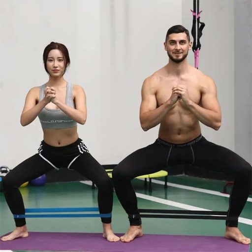 QOTSTEOS Ellenállásos Gumiszalag Készlet 5 Darabos Edzéshez