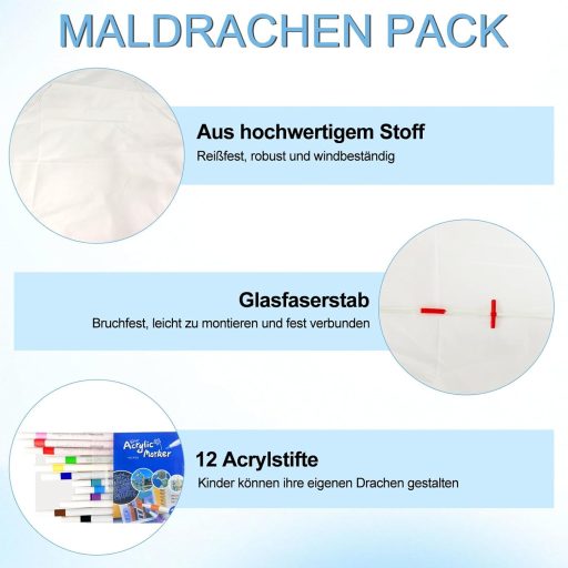 YL 3 részes sárkány készlet festéshez, sárkánysárkány papír festékhez gyerekeknek