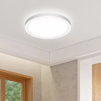   slochi LED Mennyezeti Lámpa 16 cm Kerek Vízálló 3 Színhőmérséklet 12W 1500lm Fürdőszoba - 1 piece, White