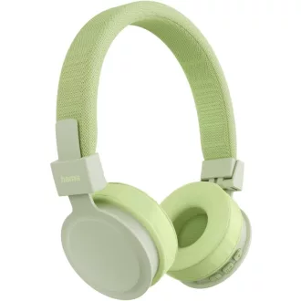   Bluetooth slúchadlá Hama Freedom Lit III zelené, skladacie, 15-hodinová výdrž batérie