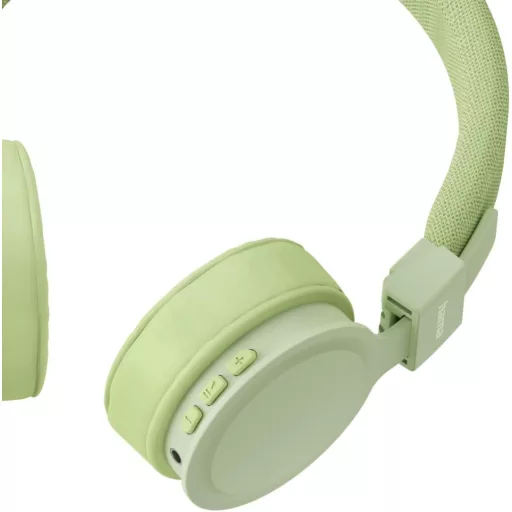 Bluetooth slúchadlá Hama Freedom Lit III zelené, skladacie, 15-hodinová výdrž batérie