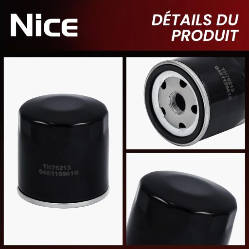 Olejový filter Nice 04E115561B kompatibilný s Audi VW Seat Skoda 3/4-16 UNF