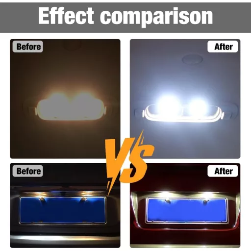 DAJASD LED beltéri világítás 12V 3W 41mm 33 izzó szett