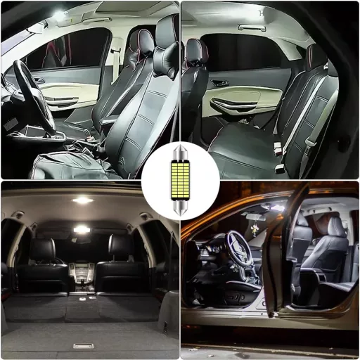 DAJASD LED beltéri világítás 12V 3W 41mm 33 izzó szett