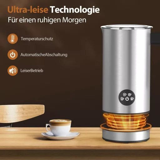 HSSNS Elektromos Tejhabosító Rozsdamentes Acél Forró és Hideg Tejhez