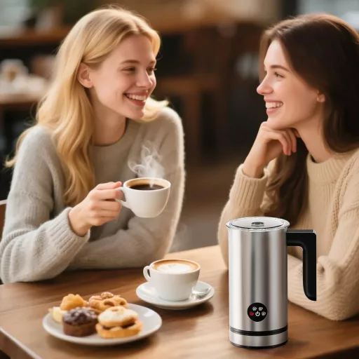 HSSNS Elektromos Tejhabosító Rozsdamentes Acél Forró és Hideg Tejhez