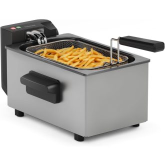   Tristar FR-9326 rozsdamentes mélysütő 3L kapacitás, 190°C hőmérséklet szabályozás