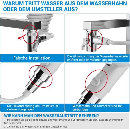 Scalnuvyyh kézi zuhanyfej csaphoz, tartóval, fodrász és fürdőszoba használatra