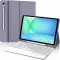 JADEMALL Billentyűzet Tok Trackpaddal Samsung Tab S10 FE/S9 FE 10.9" Lila AZERTY