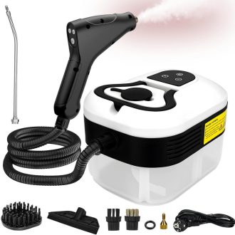   AWKAQUN 2500W Kézi Gőztisztító 4.5 Bar Nyomás 1200ml Tartály 6 Fokozat