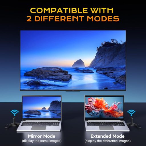 PWAY Wireless HDMI Adó-Vevő 150M 4K 1080P@60Hz Ultra HD Video Audio Átvitel PC Projektor TV Box Monitorhoz