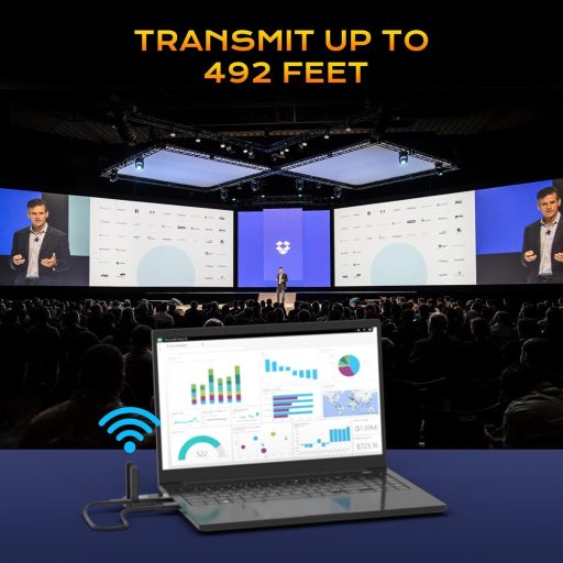 PWAY Wireless HDMI Adó-Vevő 150M 4K 1080P@60Hz Ultra HD Video Audio Átvitel PC Projektor TV Box Monitorhoz