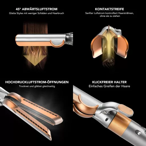 Nastavak za ravnanje Dyson Airwrap s tehnologijom protoka zraka HS01 HS05 žuti