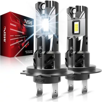   OUSHI H7 LED fényszóró izzó 6000K xenon fehér 30000LM 2db
