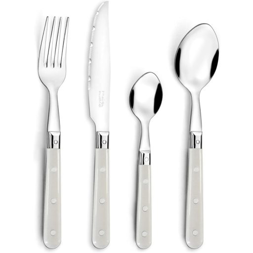 Pradel Essentiel Bistro Club 24 részes evőeszköz készlet 6 személyre rozsdamentes acél