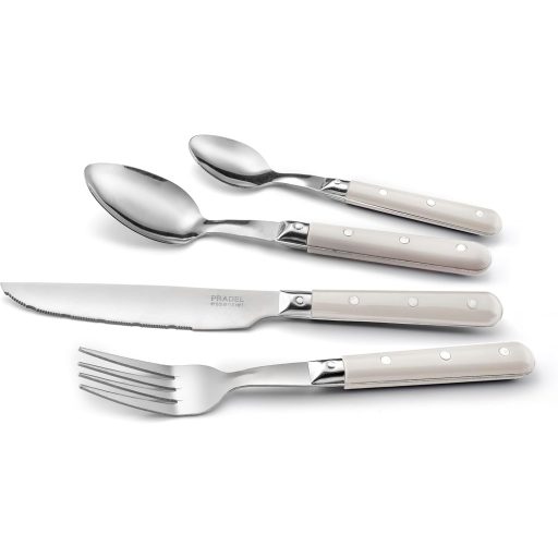 Pradel Essentiel Bistro Club 24 részes evőeszköz készlet 6 személyre rozsdamentes acél