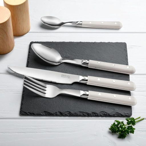 Pradel Essentiel Bistro Club 24 részes evőeszköz készlet 6 személyre rozsdamentes acél
