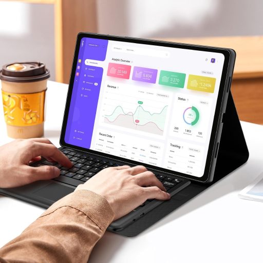 JADEMALL Bluetooth tipkovnica s touchpadom za Samsung Tab S9 Ultra 14,6"