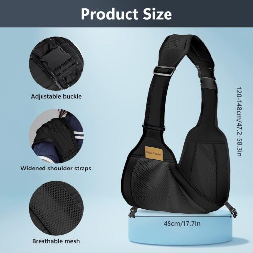 AOOWU Ergonomikus Hordozó Újszülötttől 36 Hónapos Korig, 25 kg-ig Terhelhetõ