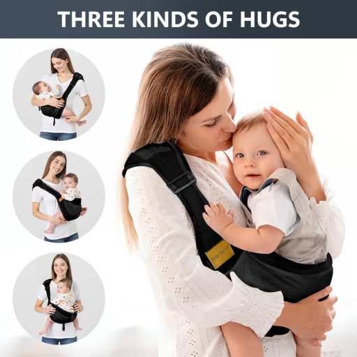 AOOWU Ergonomikus Hordozó Újszülötttől 36 Hónapos Korig, 25 kg-ig Terhelhetõ