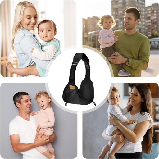 AOOWU Ergonomikus Hordozó Újszülötttől 36 Hónapos Korig, 25 kg-ig Terhelhetõ