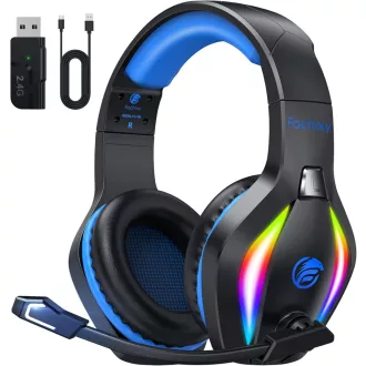   Fachixy FC100 Wireless Gaming Headset 2.4G PS5 PS4 PC Switch, 50 órás akkumulátor