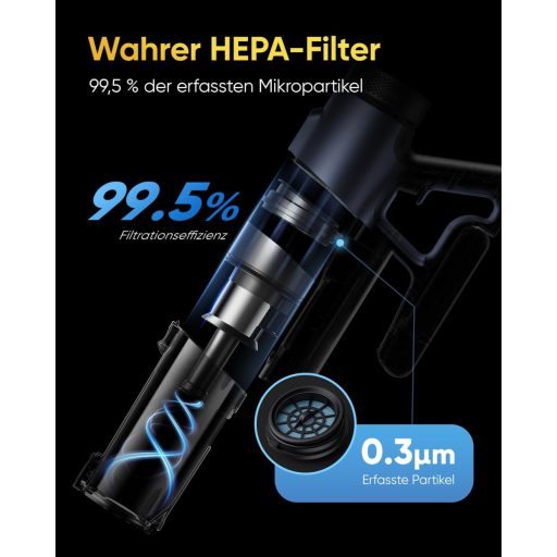 Vexilar V12 Wireless vezeték nélküli porszívó 50 perc üzemidő 450W LED kijelző