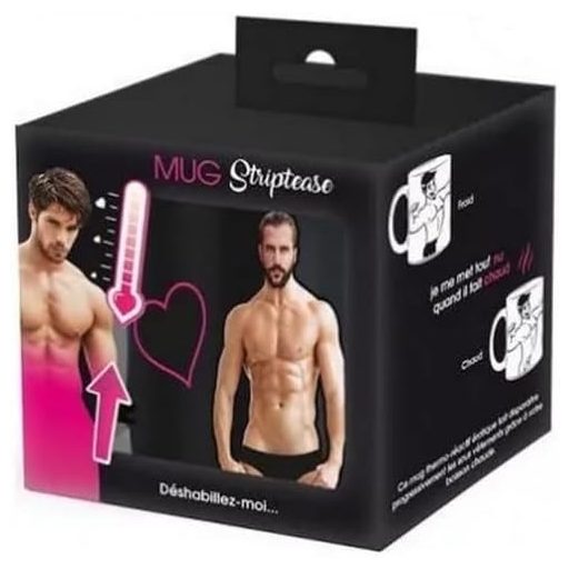 Générique Szexis Termikus Bögre Férfiaknak 25cl Fekete