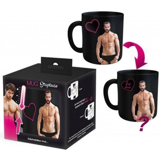 Générique Szexis Termikus Bögre Férfiaknak 25cl Fekete