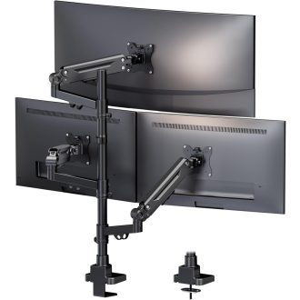   PUTORSEN 3 monitoros tartó 17-35 hüvelyk, magasságállítható, 12 kg/kar, forgatható dönthető